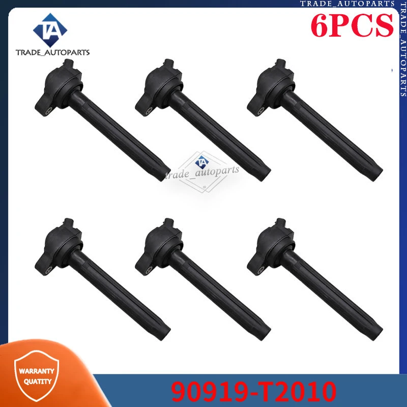 

Для 2017-2018 Toyota Camry Highlander Sienna 3.5L катушки зажигания 6 шт. 90919-T2010 90919-A2013 90919-T2011 90919-02280