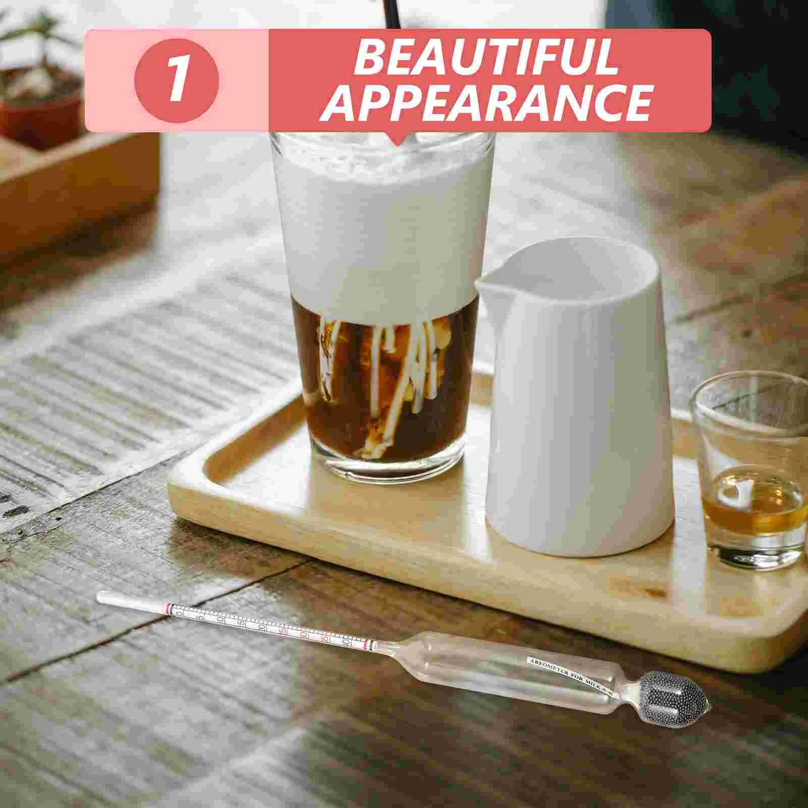 Лактометр ареометр для молока кухни бытовой измерительный стеклянный