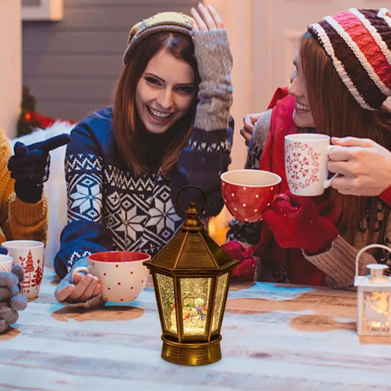 Вращающийся новогодний шар на батарейках