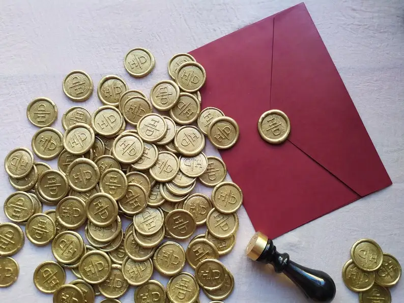 Оригинальные Заказные восковые уплотнения индивидуальные наклейки монограмма