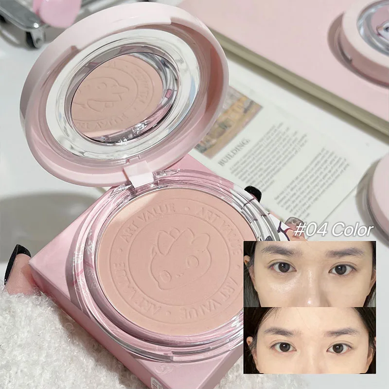 Прозрачная мягкая пудра для лица прессованная с контролем жирности натуральная