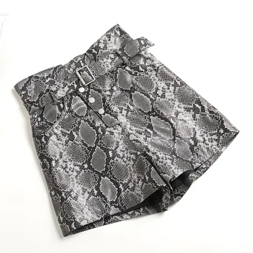 

Luxury brand Women Summer Real Sheepskin Trousers Sexy Woman Cloth Genuine Leather Shorts Fashion Mujer Pantalones TN2480