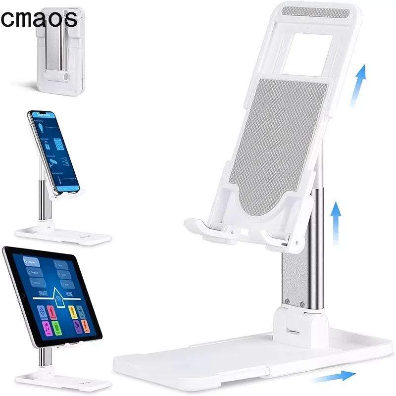 

Cmaos Universal Desktop Mobile Phone Holder Stand for IPhone IPad Adjustable Tablet Foldable Table Cell Phone Desk Stand Holder