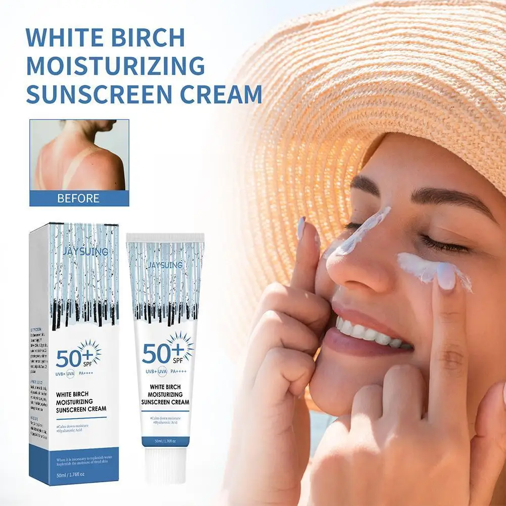 

SPF 50+ Face Body Sunscreen Whitening Cream UV Protection Sun Isolation Moisturizing Care Refreshing Anti-Aging Oil-control R4W0