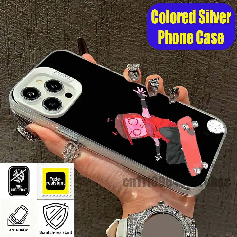 Фото Чехол для телефона VEE V-Veeronica для iPhone 15, 17, 11, 14, 13, 16, 12, E, Max, Plus, Air, Pro, Mini, индивидуальный цвет, серебристый №3