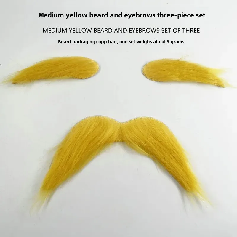 Хэллоуин Моделирование Борода Желтые Брови Большая Парик Реквизит Для Ролевых