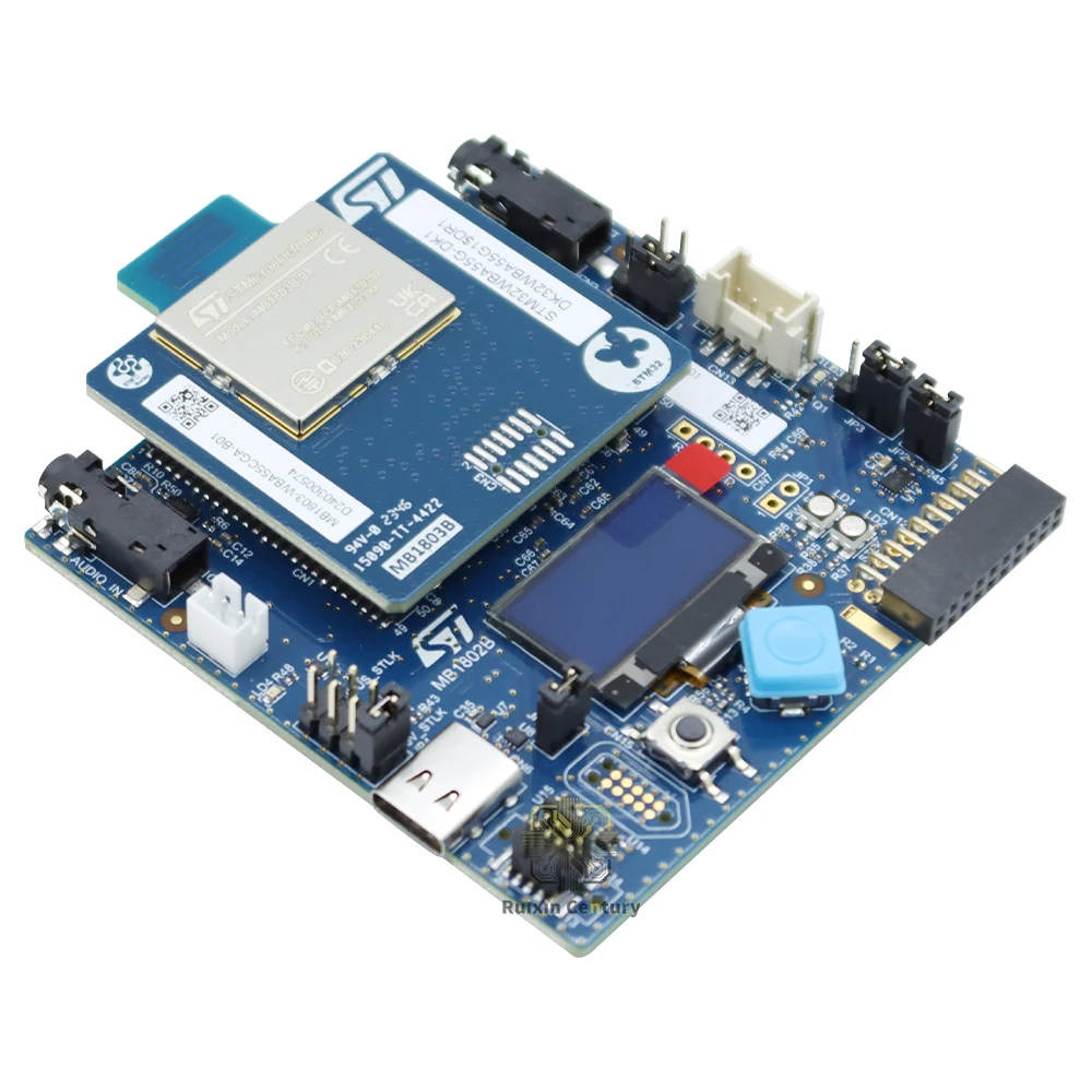 Фото Комплект для разработки аудиоустройств FOR ST STM32WBA55G-DK1 STM32WBA55CGU6: плата беспроводного микроконтроллера ARM Cortex-M33 с поддержкой нескольких протоколов, 2,4 ГГц, низкое энергопотребление, 32-бит №3