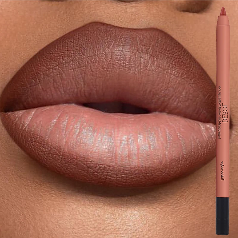 Sexy Red Matte Contouring Lip Tint Lasting Non-stick Cup Nude Lipstick Lips Makeup Cosmetic