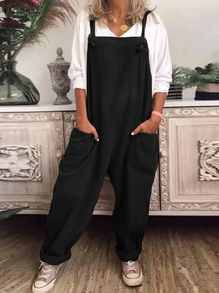 2022 Women Dungarees Jumpsuits Vintage 
