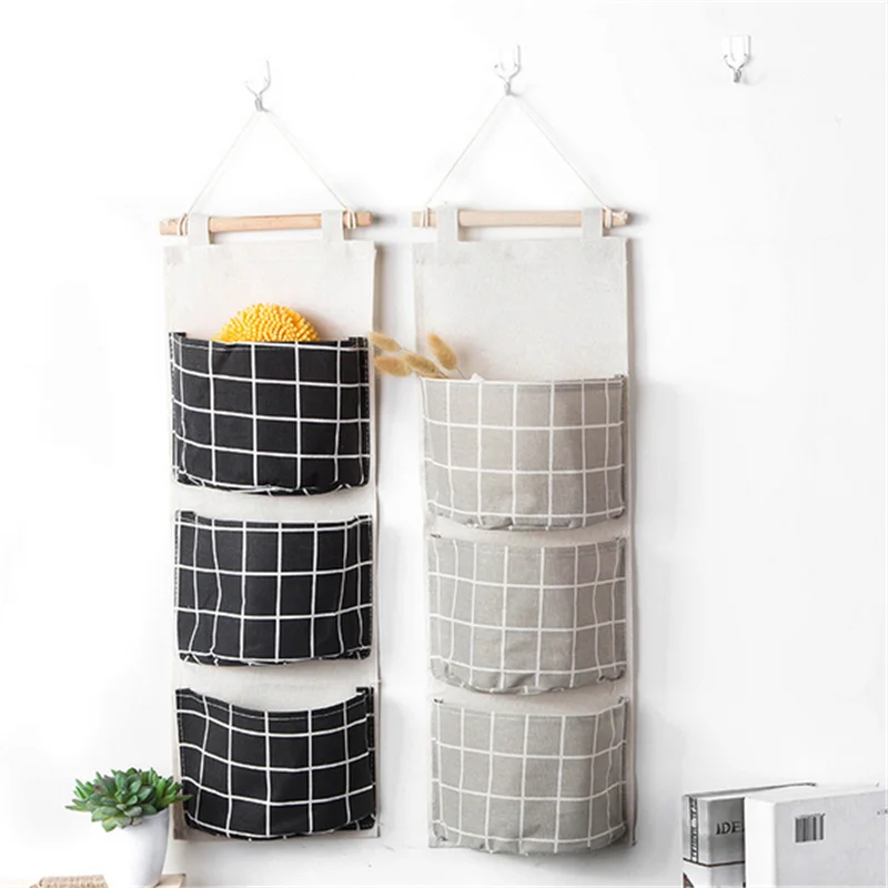 

Настенный Органайзер из хлопка и льна с рисунком на холсте