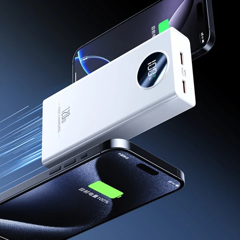 VIVO 500000 мАч 120 Вт сверхбольшая емкость Power Bank сверхбыстрая зарядка портативный внешний аккумулятор для iPhone Samsung