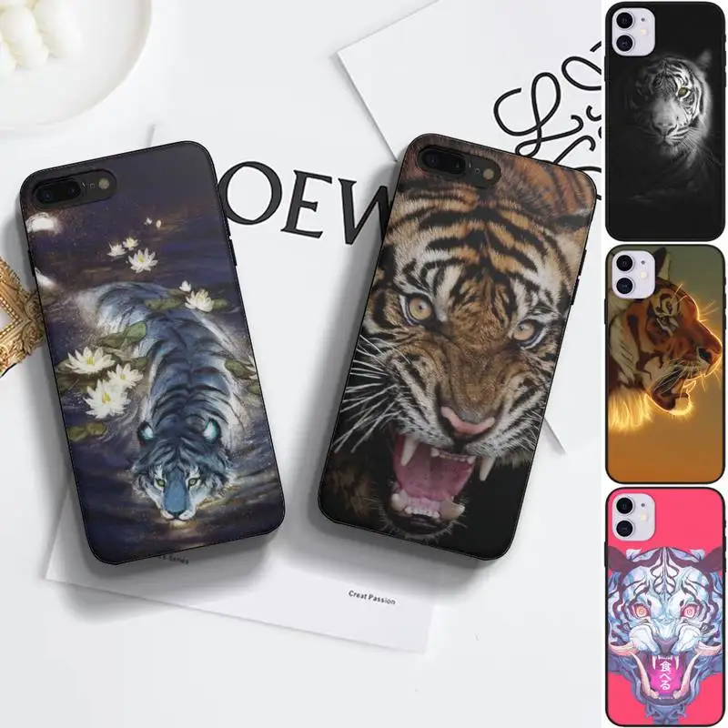 

Tiger Phone Case For Samsung Note 8 10 20 S10 S20 Fe Lite S21 S30 Ultra Plus 5G Fundas Shell Cover