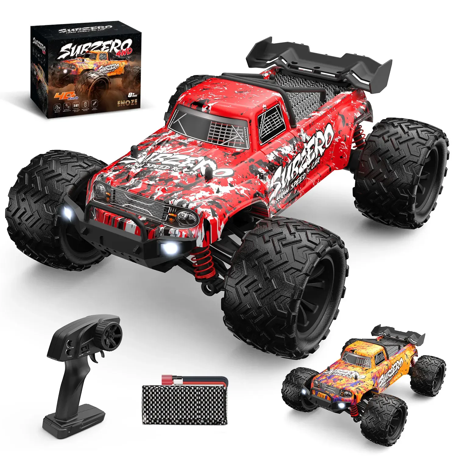 

Dual Motor RC Car Off Road 4x4 1/16 40Km/H High Speed Remote Control Car Drift Monster Truck Toys for Boys Rc Cars for Adults