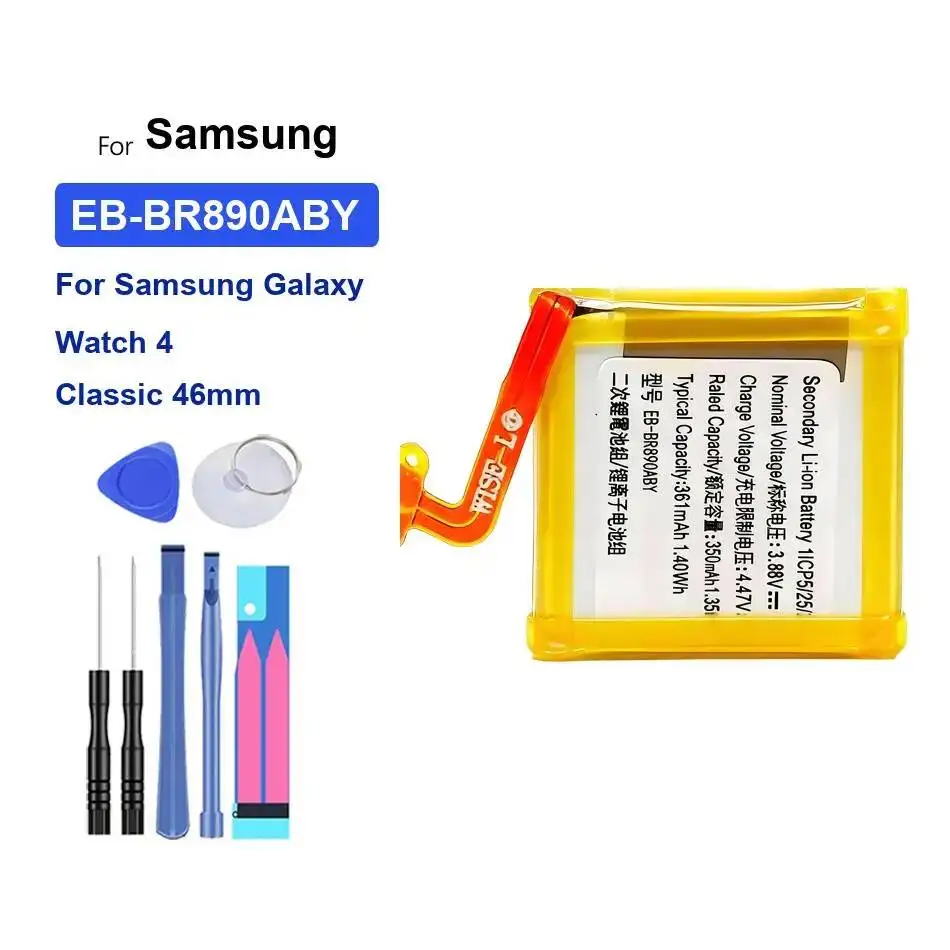 Фото Безопасный аккумулятор для часов EB-BR880ABY EB-BR760ABE EB-BR720ABE 247-380 мАч для Samsung Galaxy Gear 4 Classic EB-Br760a R732 46 мм 42 мм №4