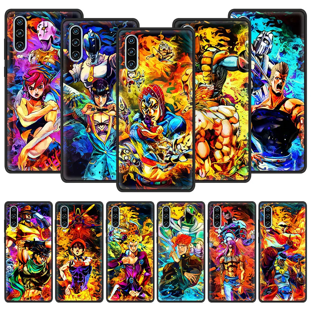 

JoJo Bizarre Adventure Hermit Purple Case For Huawei P30 Lite P50 Pro P20 P40 Lite E P Smart Z 2021 Y6 Y7 Y9 2019 Y6p Y9s Cover