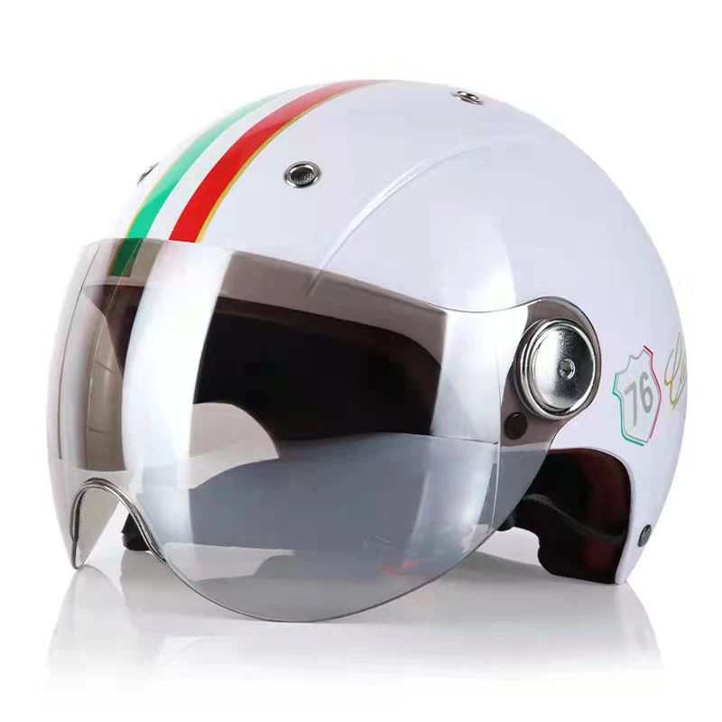 Motorcycle Helmet Men Women Retro Vintage Biker Scooter Half Open Face Moto Casco Capacetes Motorbike Visor |