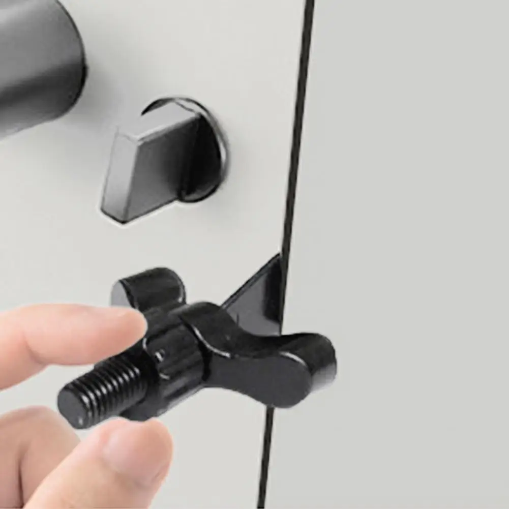 

Безопасный дверной замок, твердый, антикоррозийный, обеспечивает конфиденциальность, легко носить с собой, замок для спальни в квартире, аксессуар, дверной стопор, дверной шкафчик