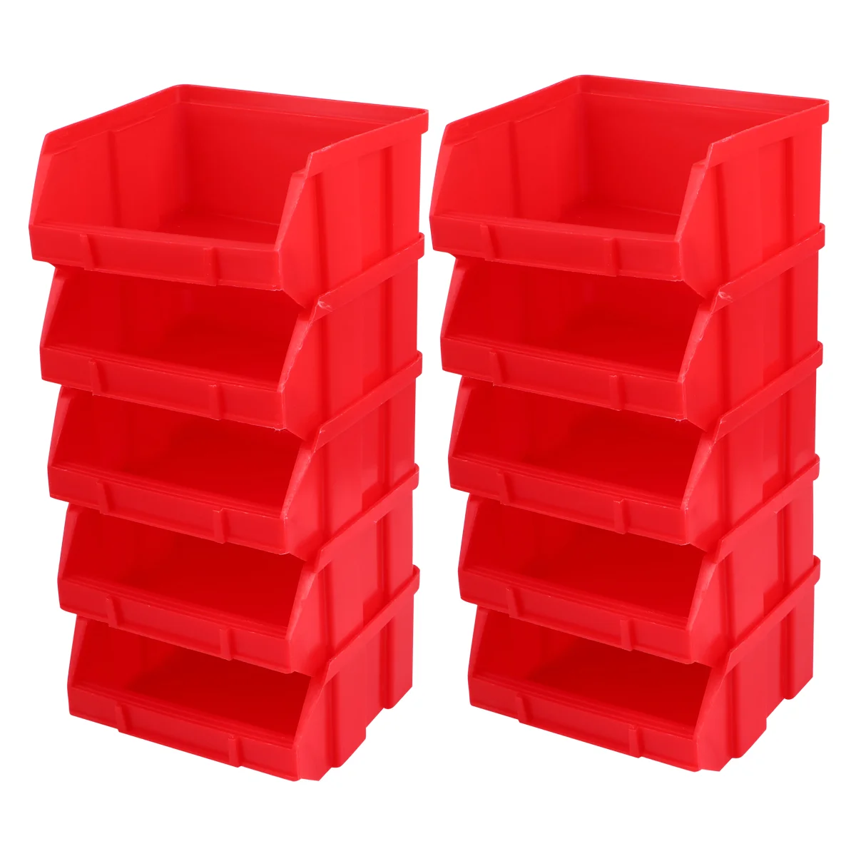 

Bins Storage Organizer Tool Stackable Box Garage Stacking Parts Containers Pegboard Bin Container Hanging Shelf Component