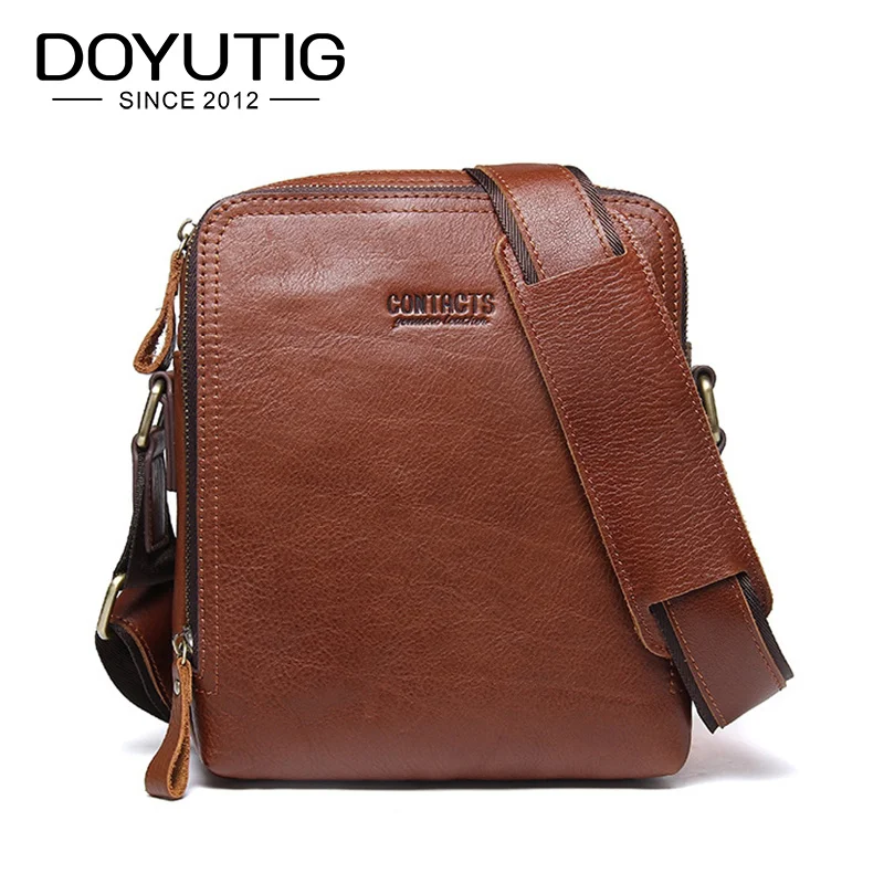 

Classical Men's Business Shoulder Bags Male Fashion Real Cow Leather Bags Business Flap G135
