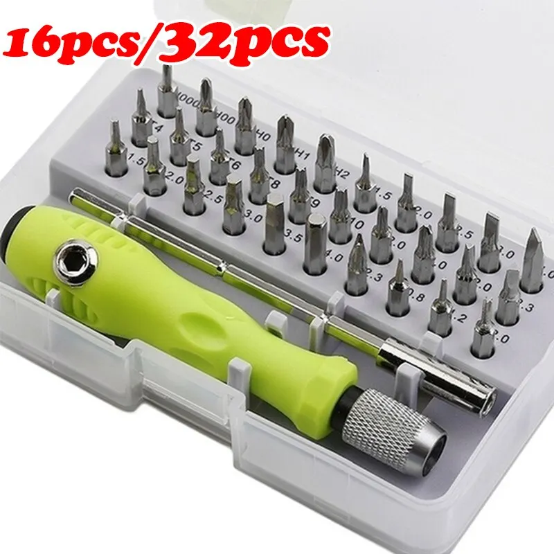 

Tool Repair 32 In 1 Screwdriver Set Precision Mini Magnetic Screwdriver Bits Kit Phone Mobile IPad Camera Maintenance