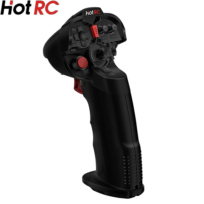 

HotRC DS-4A 2.4G 4 Channel Single Hand RC Radio Transmitter with 4Ch Receiver for RC Car Boat Drone Airplane