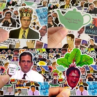 103050pcs classic tv show american drama the office funny stickers diy waterproof suitcase bathroom toilet stickers decor toys