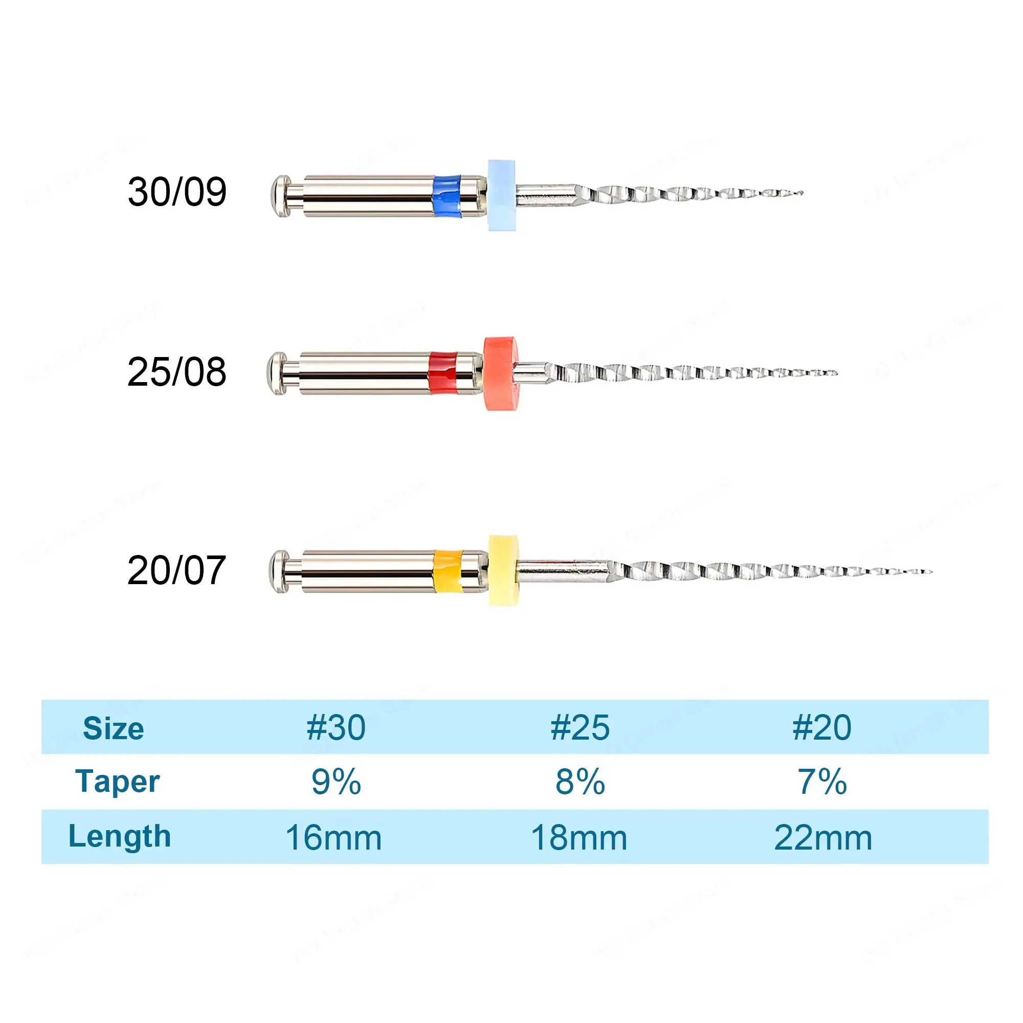 Стоматологические файлы Twoendo Dental Niti Rotray для удаления пломбировочных материалов, трехдлиновые, инструмент для стоматологов, эндодонтические файлы (art.: 3920b8cfaeeed) - 3920b8cfaeeed