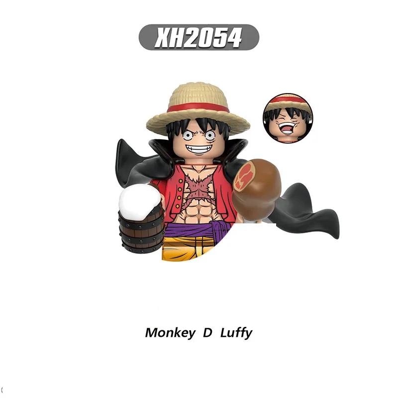 X0357 X0356 Гол Д Роджер японского аниме серии мультфильм строительные блоки