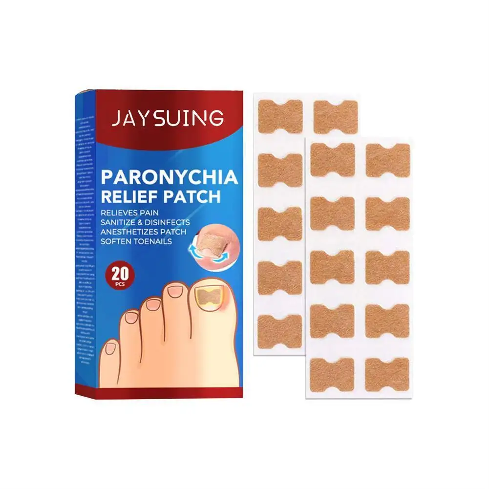 

20/50pcs Nail Groove Care Patch Repair Thickened Gray Patch Nail Nail Nail Nail Inlay Soft Groove Correction C3D9