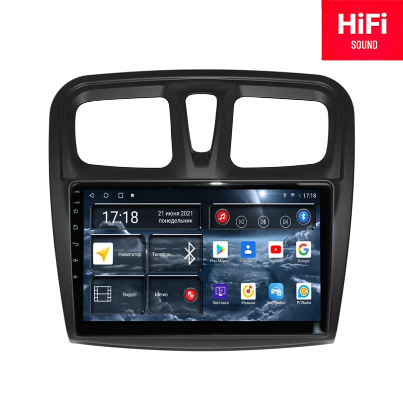 

Car DVD head unit redpower 75158 hi-fi for Renault Logan (03.2014-12.2018), Sandero (09.2012-12.2018)