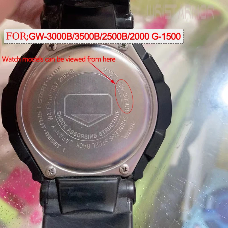 Фото Резиновые аксессуары для часов, подходят для мужских часов Casio GW-3000B 2500BD, резиновый ремешок для часов №5
