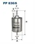 

Топливный фильтр для PP836/6 топливный фильтр A4 0508 A6 tfsi (бензиновый)