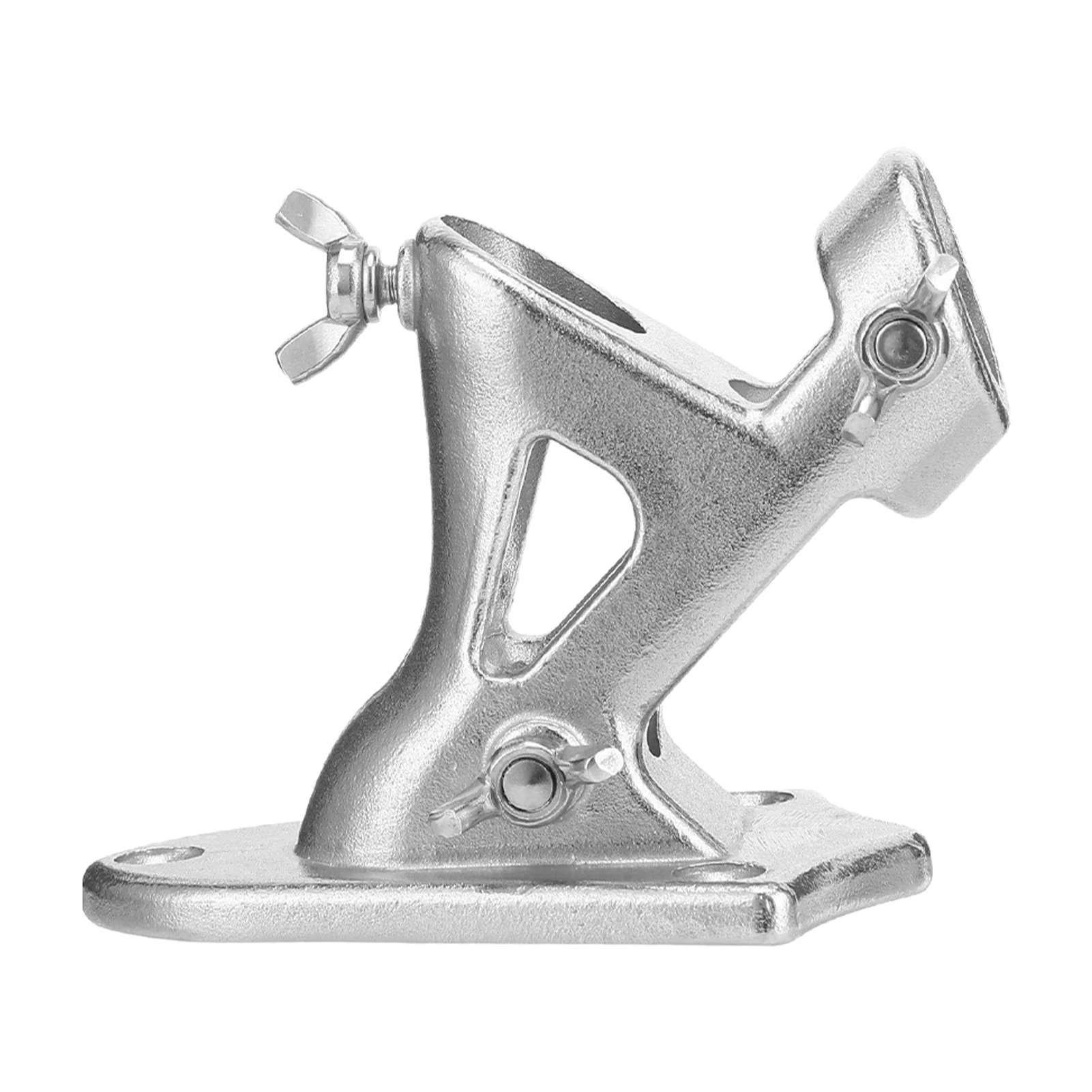

Stainless Steel Strong Porch Fixing Roof Heavy Duty Boat Silver Waterproof Durable Flag Pole Holder Two Position Yard