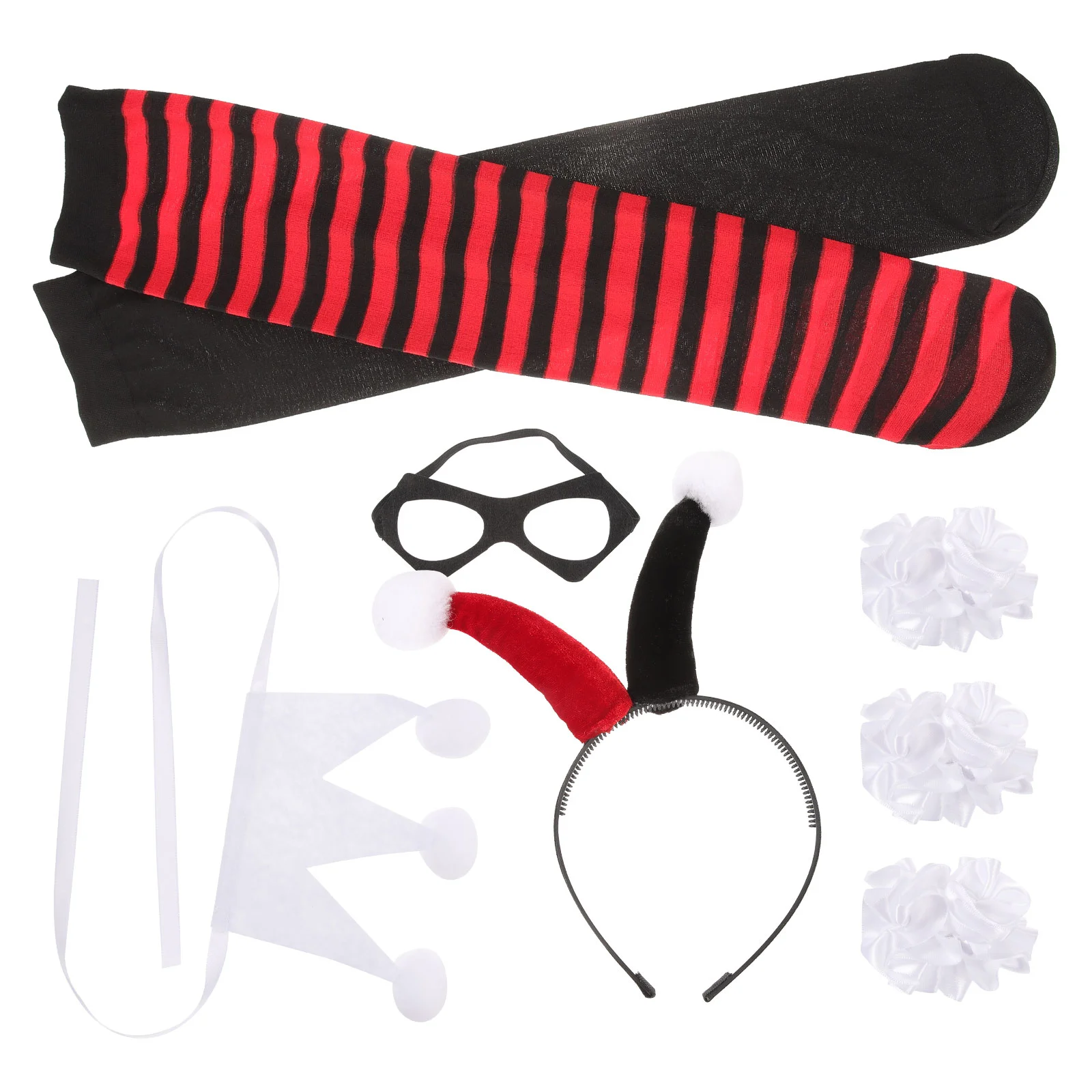 

Аксессуары для маскарада, искусственный декор, аксессуары для костюмов на Хэллоуин, повязка на голову клоуна, реквизит для детей