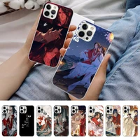 chinese style tian guan ci fu phone case for iphone 11 12 13 mini pro max 8 7 6 6s plus x 5 s se 2020 xr xs 10 case