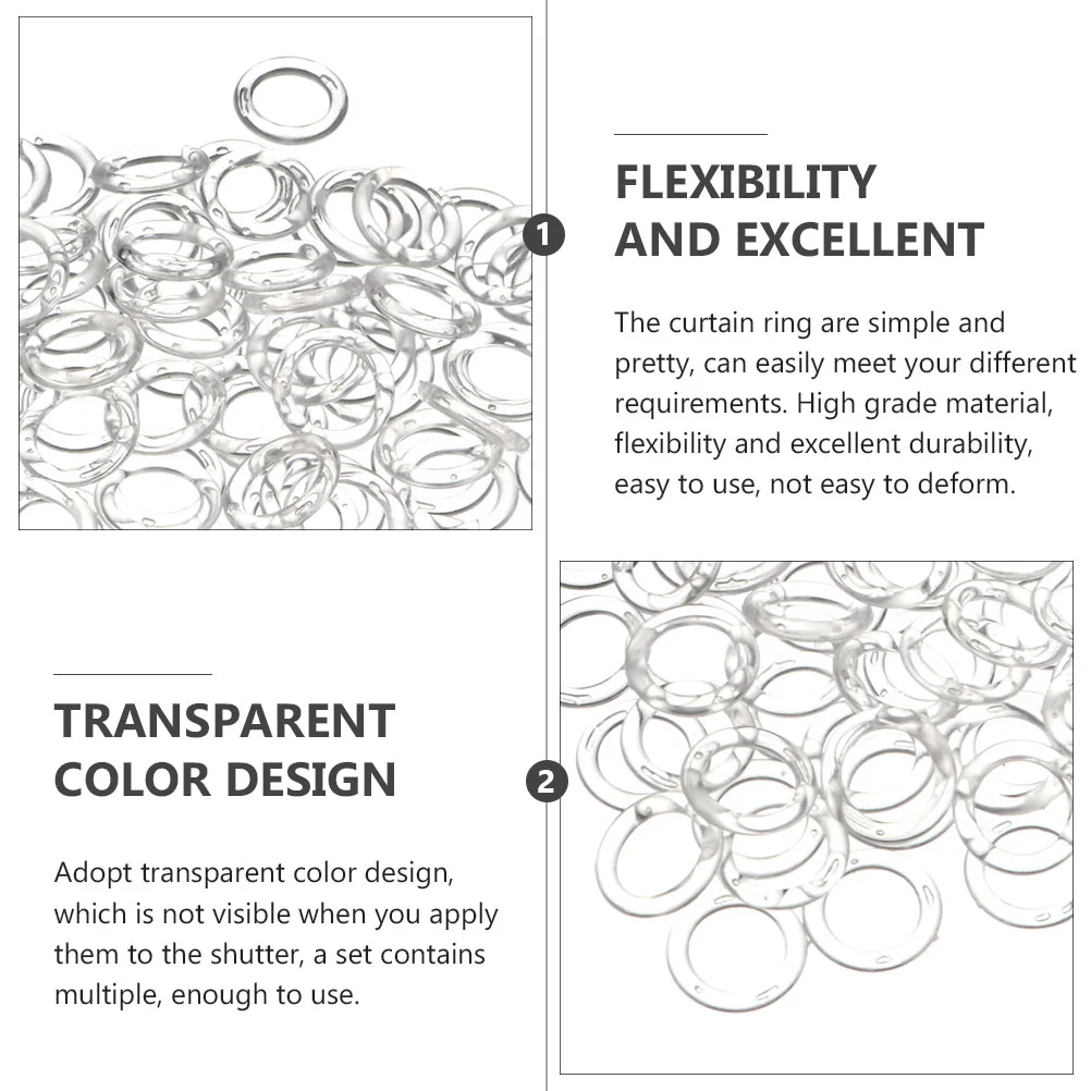 100 шт. римские оттенки кольцо для штор круг аксессуары подвесные кольца