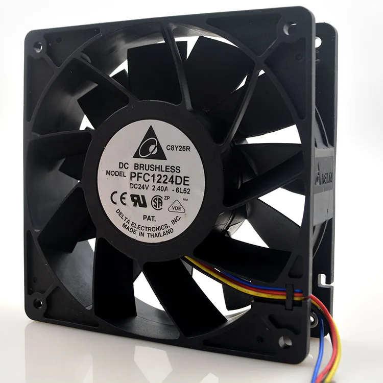 PFC1224DE 24 В 2 40 а 12038 12 см большой воздушный преобразователь охлаждающий вентилятор
