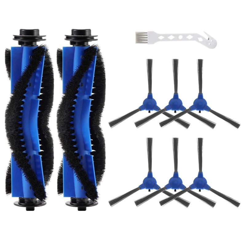 Синяя роликовая щетка для запасных частей Eufy Robovac 11S 15T 30 30C