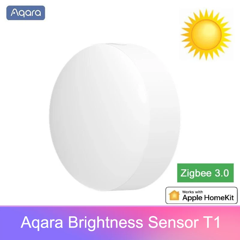 

Aqara Light Sensor T1 Brightness Sensor Zigbee 3.0 Automation Smart home Light Detector APP Control by aqara home / Homekit
