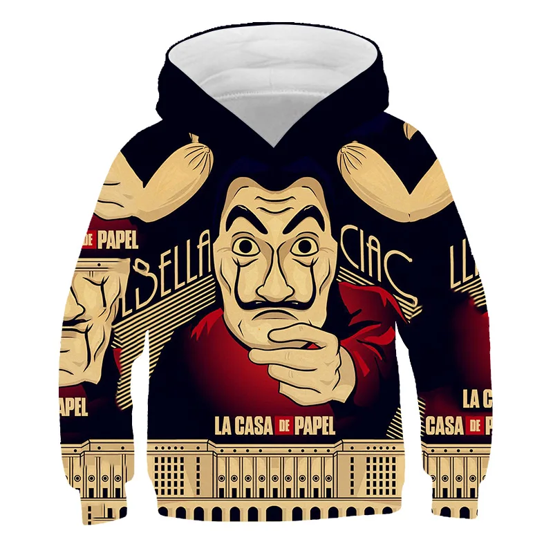 

Paper Yarn House 3D Printed Kids Hoodie 3-12 Years Old Girls Boys Clothes Long Sleeve Sweatshirt Cool Hip Hop Tops Child Gift