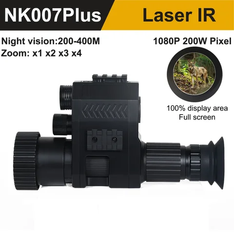 Цифровой прицел ночного видения, монокулярный ИК оптический прицел, Охотничья камера, Модель 200-400 м в темноте, Megaorei NK007
