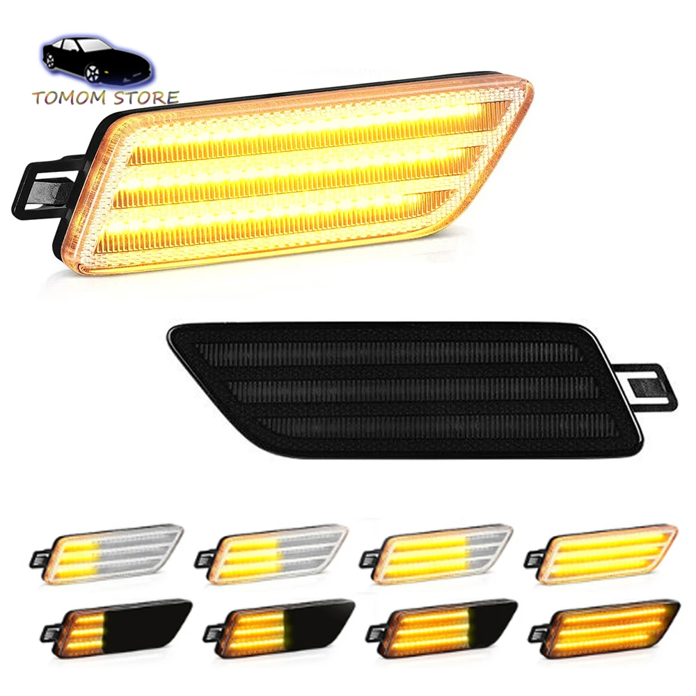 

Led Sequential Blinker Side Marker Lights For Porsche Macan 95B-Series 2014-2021 Car Turn Signal Indicator Amber
