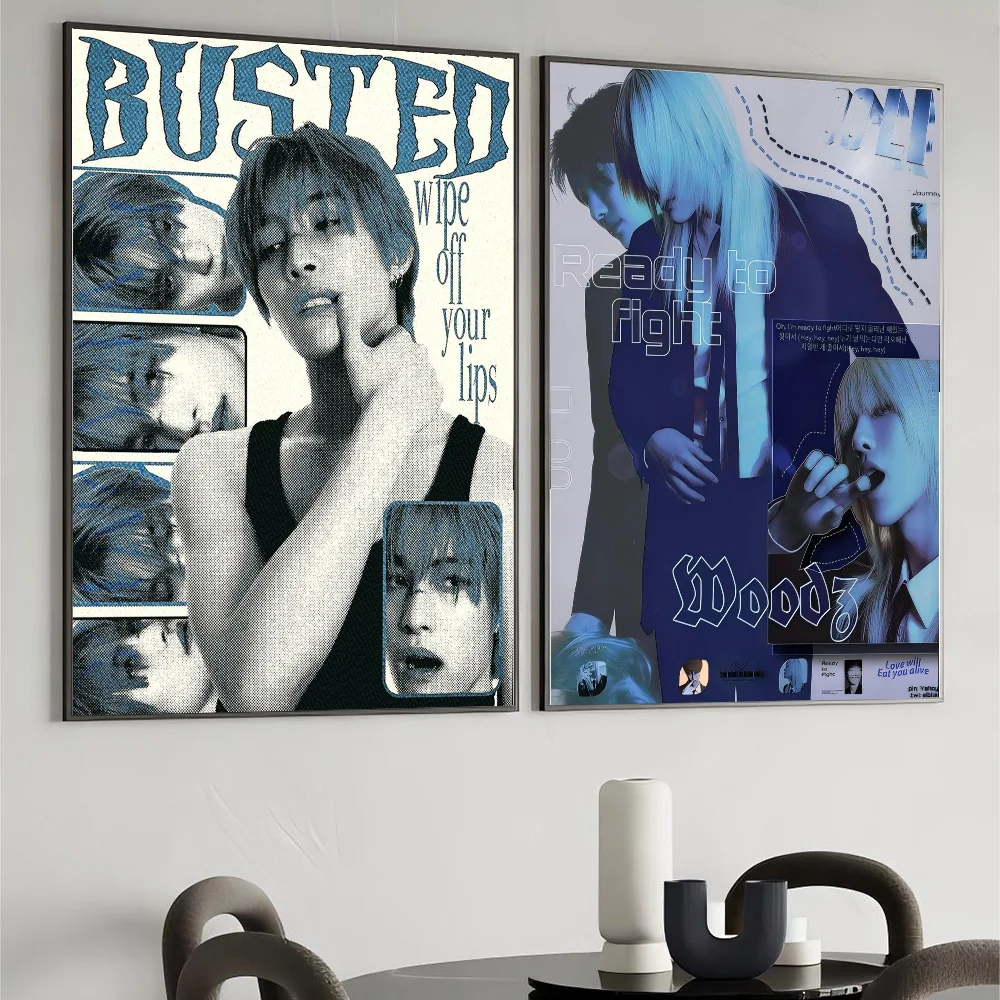 Певица W-woodz музыкальные альбомы B-busted плакат настенное искусство домашний декор