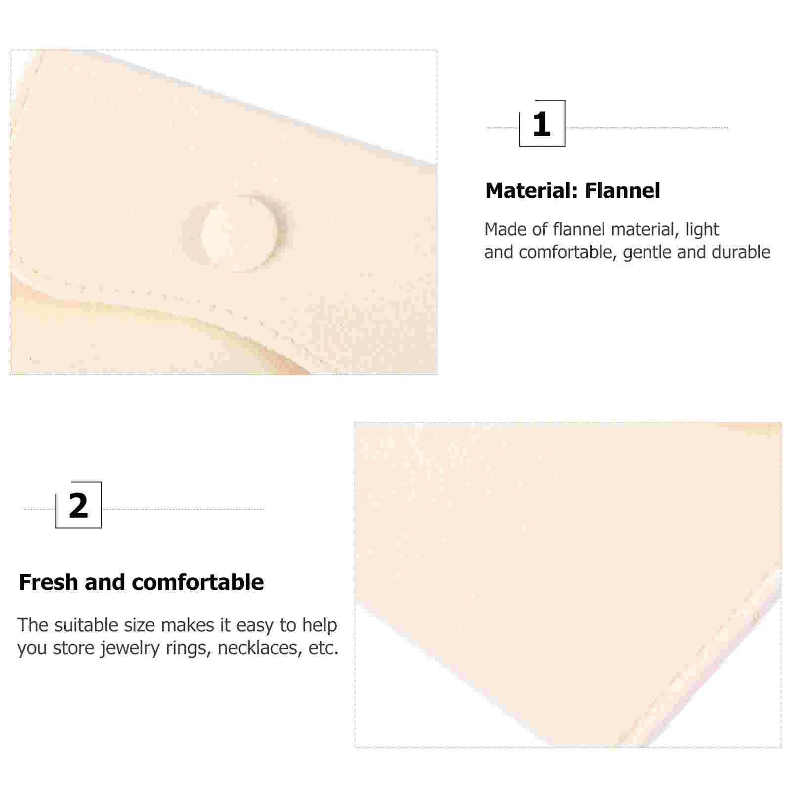 

10 шт., фланелевый мини-контейнер с бусинами