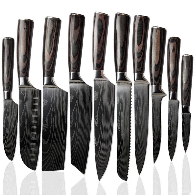 

Knives Are Kitchen Set Damascus Kitchen Chef Bread Meat Kitchen Knife Sashimi Cut Meat Stainless Steel Kitchen Knife Tool