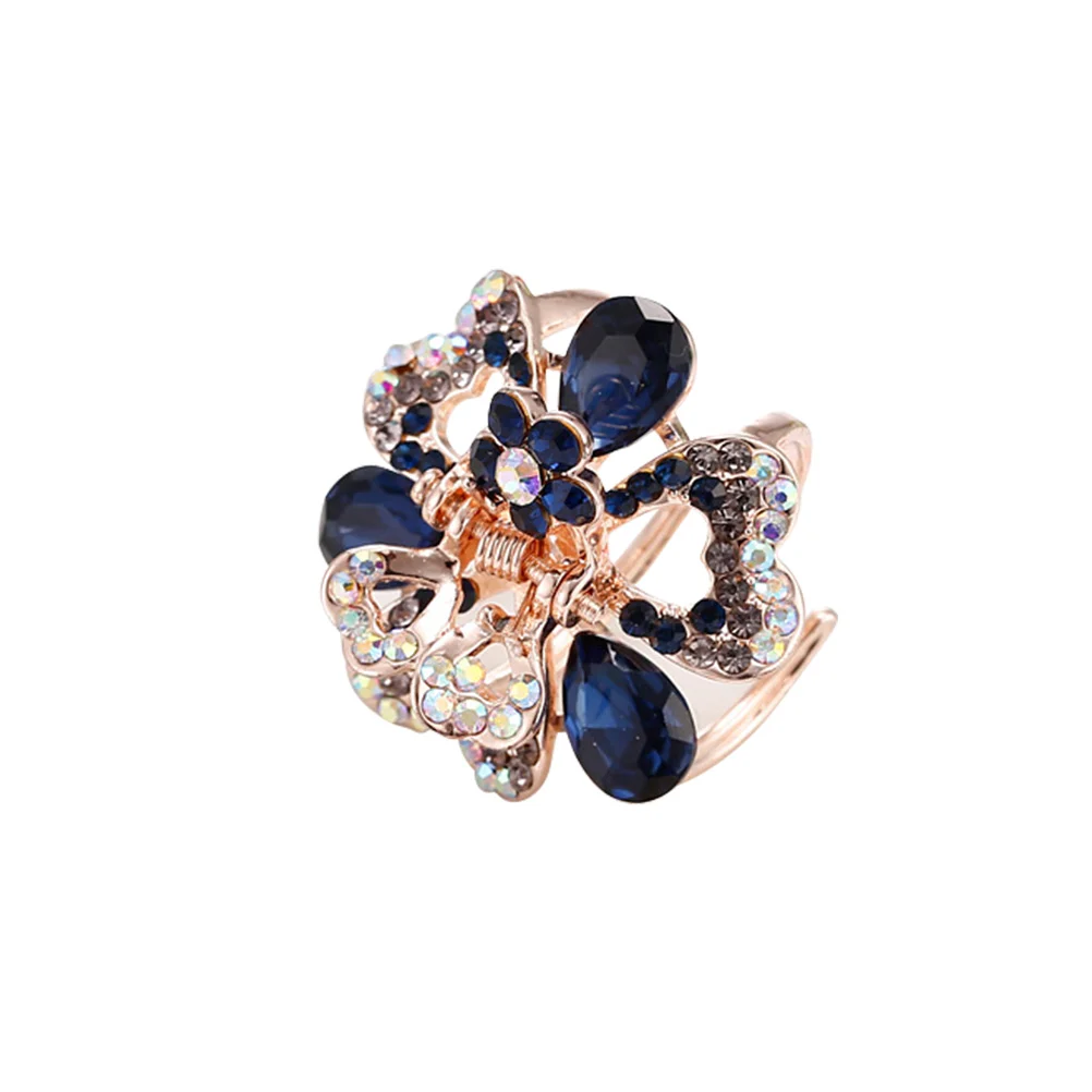 

4pcs Jaw Claw Hair Clip Hair Jaw Clamp Clips Small Hair Claw Clips for Women Metal Hair Claw Clips Small Rhinestone Claw Clip