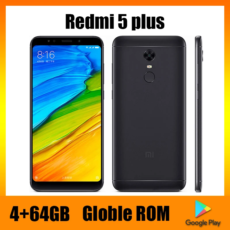 Xiaomi Redmi 5 plus smartphone 6 5.99 inches 4000mah battery snapdragon 625 processor celular смартфоны