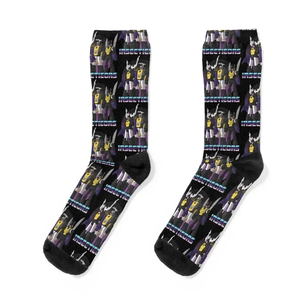 Носки Insecticons Decepticon Transformer G1 яркие подвязки новые мужские носки элитный бренд