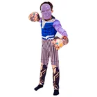 Детский костюм Таноса для косплея, костюм супергероя, платье на Хэллоуин, Детский карнавальный костюм