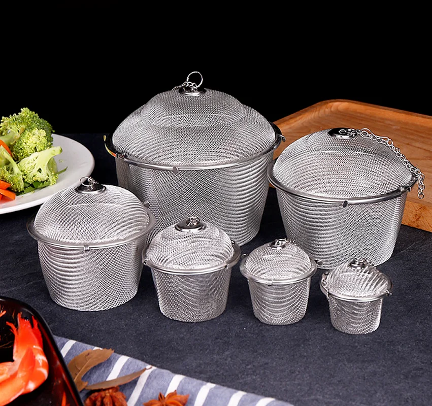 Новинка 304 сетка из нержавеющей стали для чая горячий горшок приправ